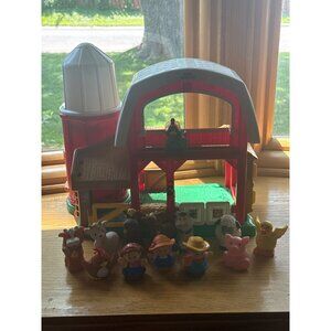 Fisher Price Little People Farm Set W/ Animals & Figures 2015 Playset